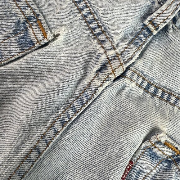 VTG Levi's Jean Men 29x29* 550 Relaxed Straight Light Blue Faded Denim Tag 31x30 - Picture 3 of 16